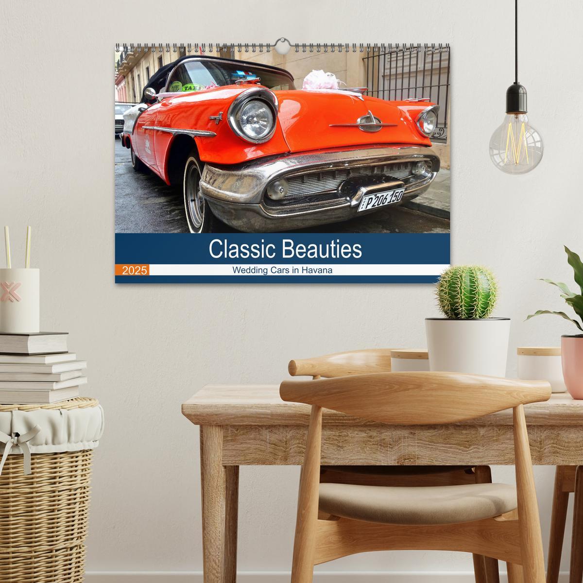 Bild: 9781325935130 | Classic Beauties - Wedding cars in Havana (Wall Calendar 2025 DIN...