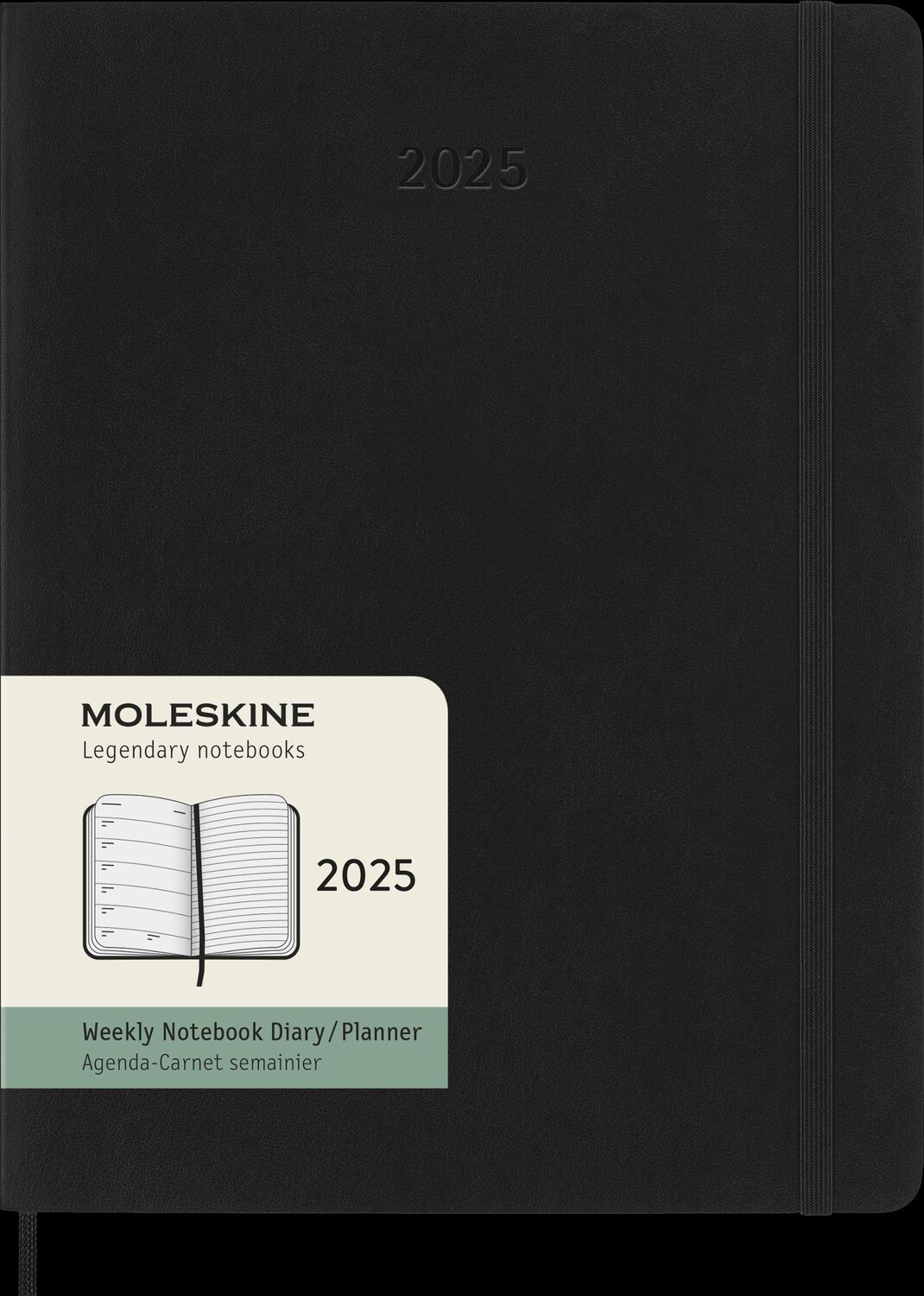 Bild: 8056999270438 | Moleskine 12 Monate Wochen Notizkalender 2025, XL, 1 Wo = 1 Seite,...