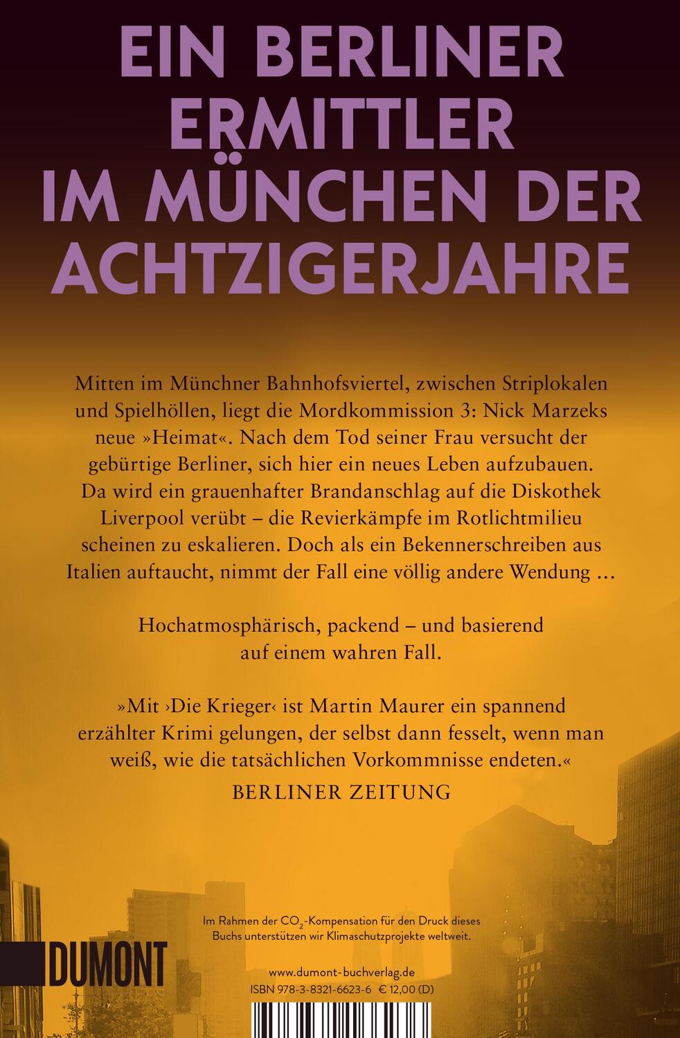 Rückseite: 9783832166236 | Die Krieger | Ein Fall für Nick Marzek | Martin Maurer | Taschenbuch