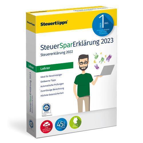 Cover: 9783965332386 | SteuerSparErklärung Lehrer 2023 | CD-ROM | 2022 | EAN 9783965332386