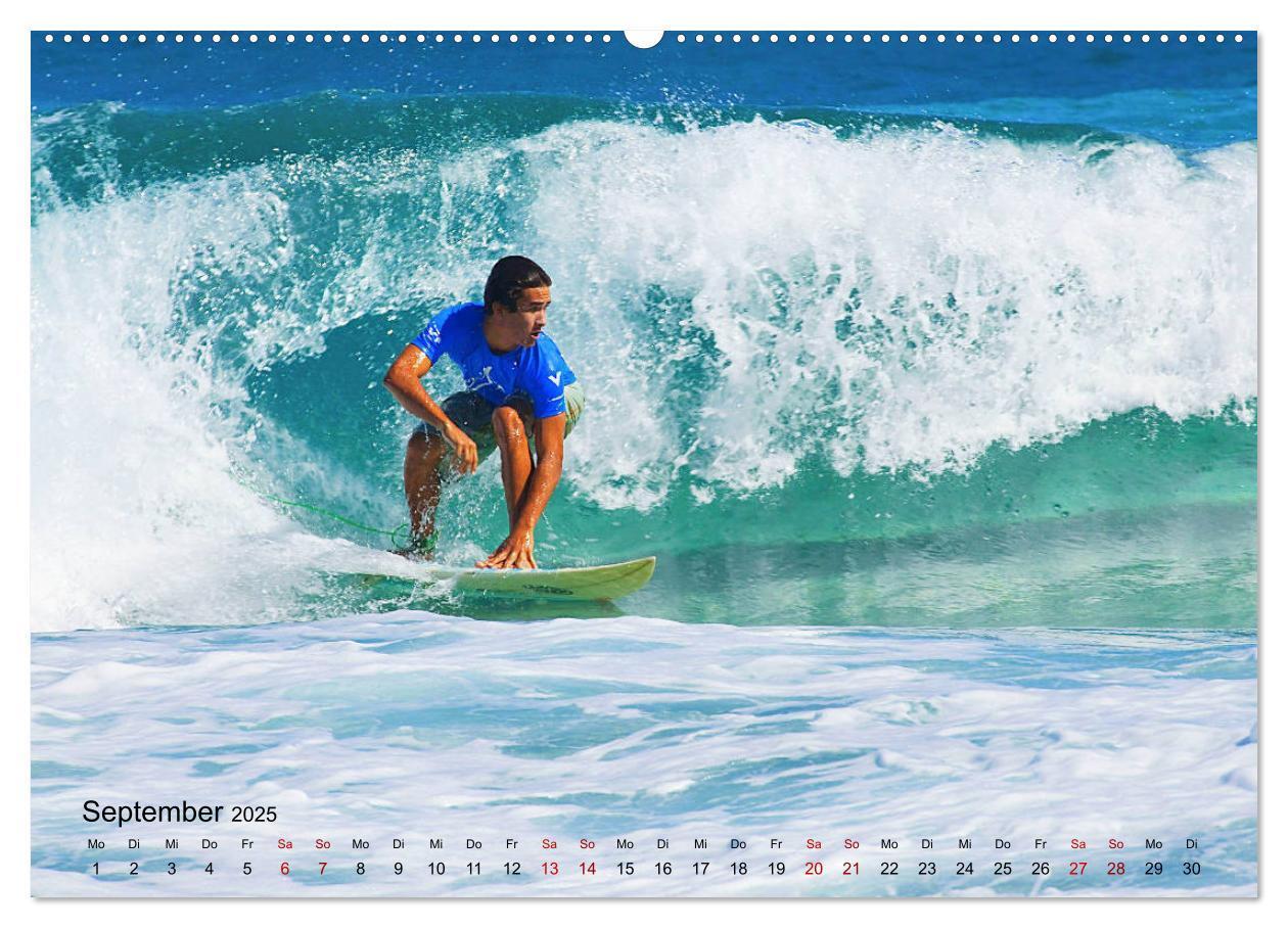 Bild: 9783435329038 | Surfen - die perfekte Welle (Wandkalender 2025 DIN A2 quer),...