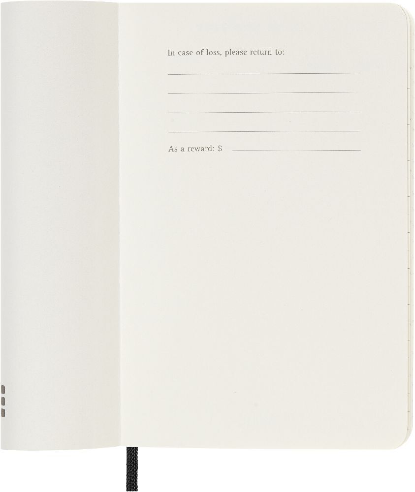 Bild: 8056598856859 | Moleskine 12 Monate Monats Notizkalender 2024, Pocket/A6, Schwarz