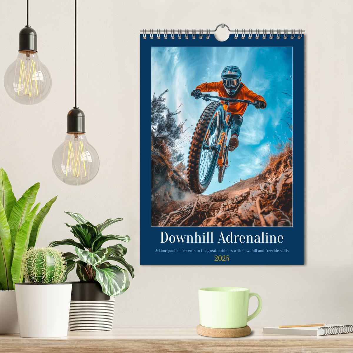 Bild: 9781325978564 | Downhill Adrenaline (Wall Calendar 2025 DIN A4 portrait), CALVENDO...