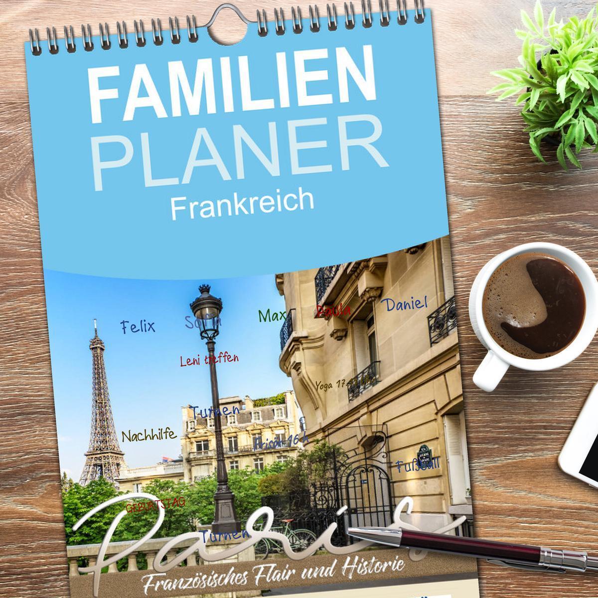 Bild: 9783457108857 | Familienplaner 2025 - PARIS Französisches Flair und Historie mit 5...