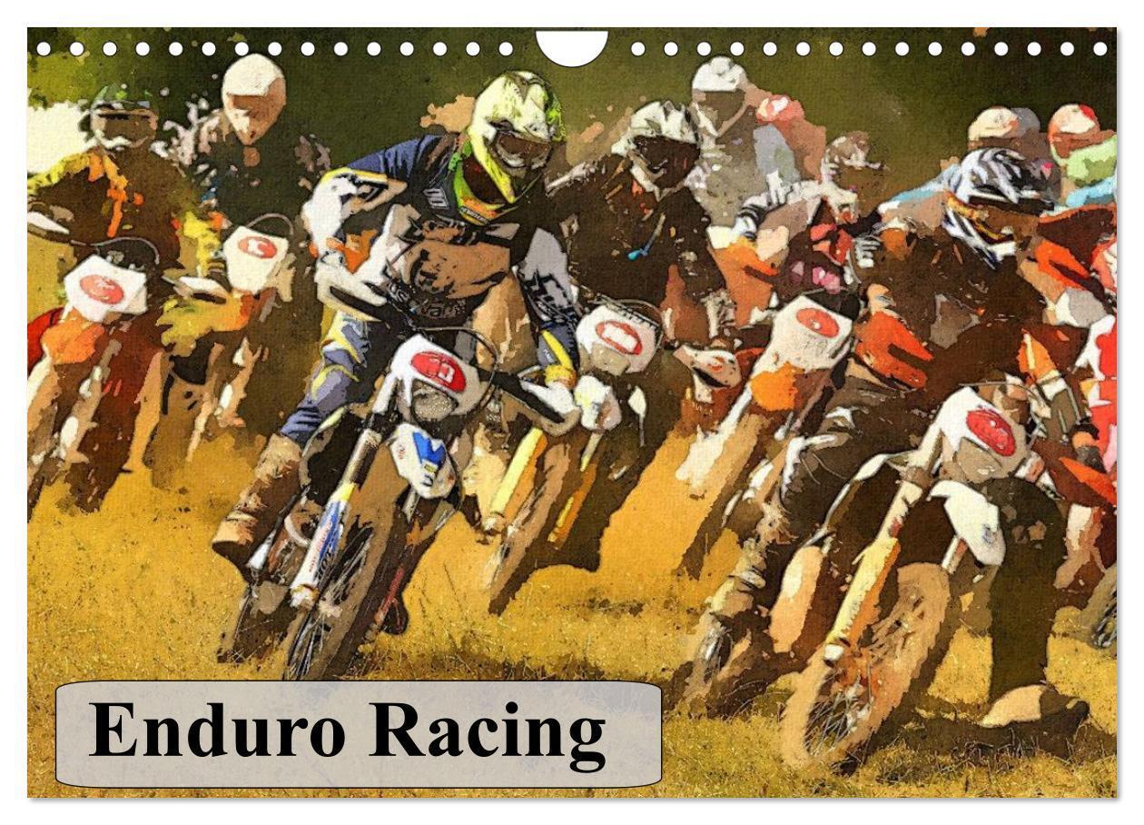 Cover: 9781325956531 | Enduro Racing (Wall Calendar 2025 DIN A4 landscape), CALVENDO 12...