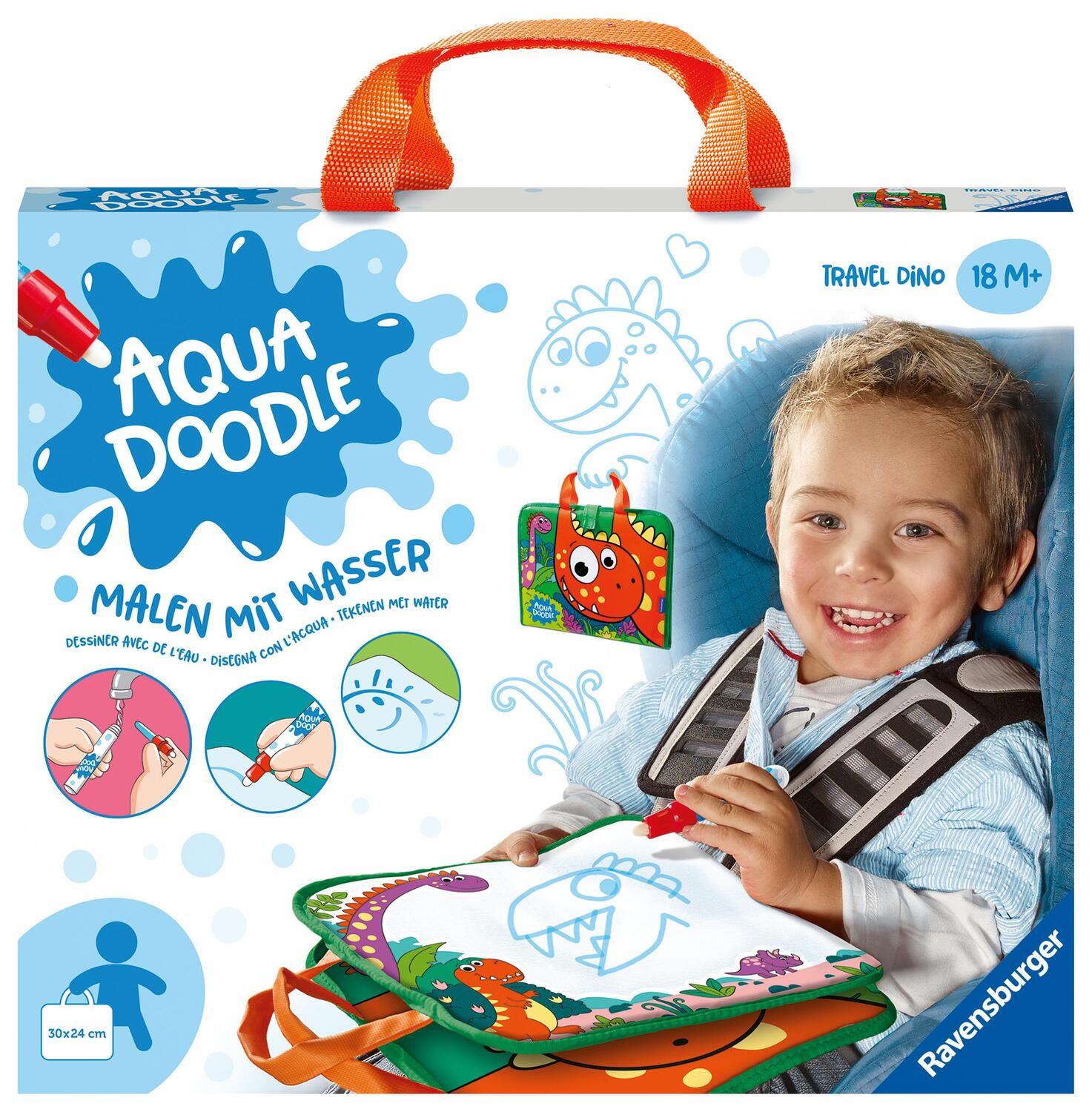 Cover: 4005556045662 | Ravensburger 4566 Aquadoodle Travel Dino - Erstes Malen für...