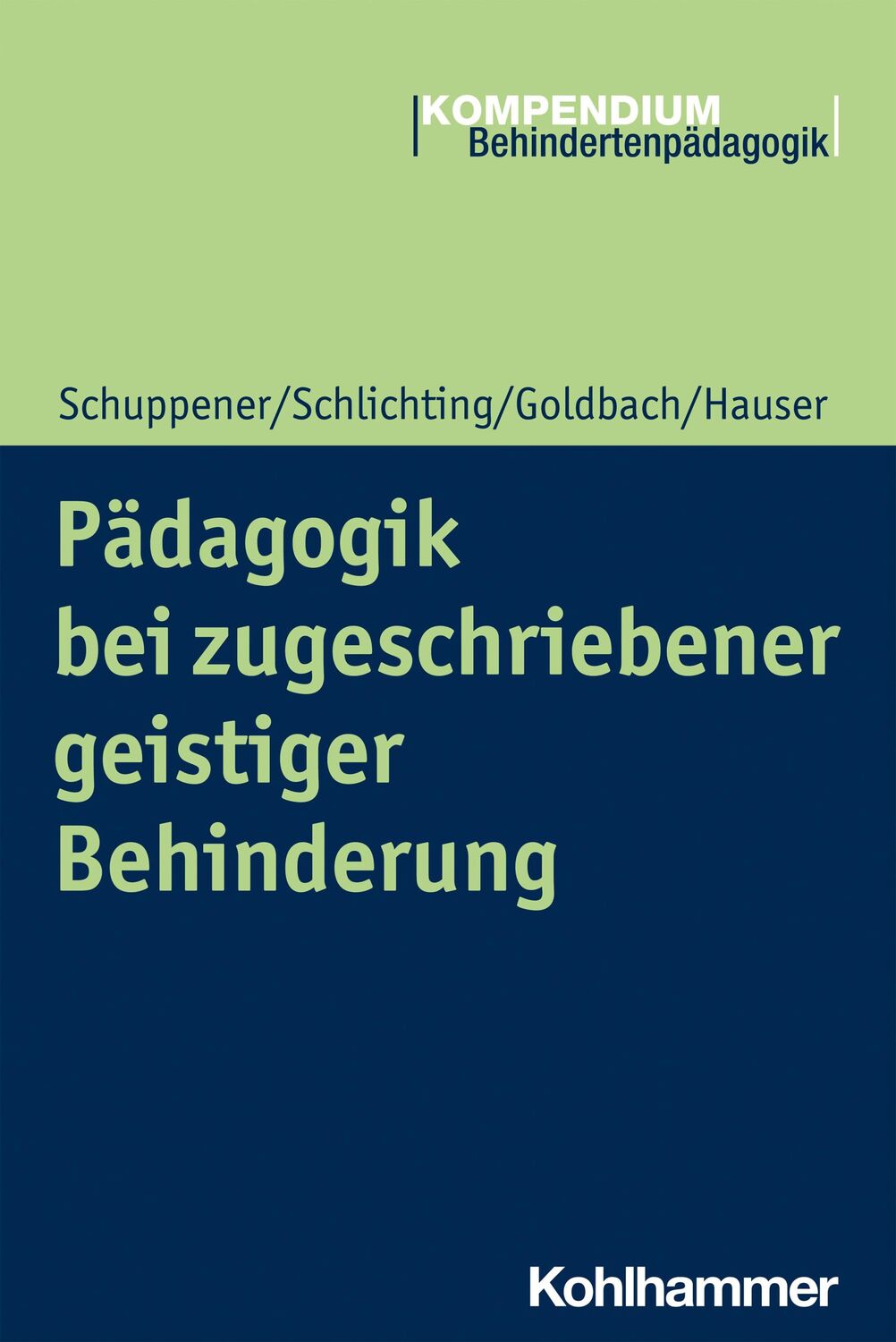 Cover: 9783170252516 | Pädagogik bei zugeschriebener geistiger Behinderung | Taschenbuch