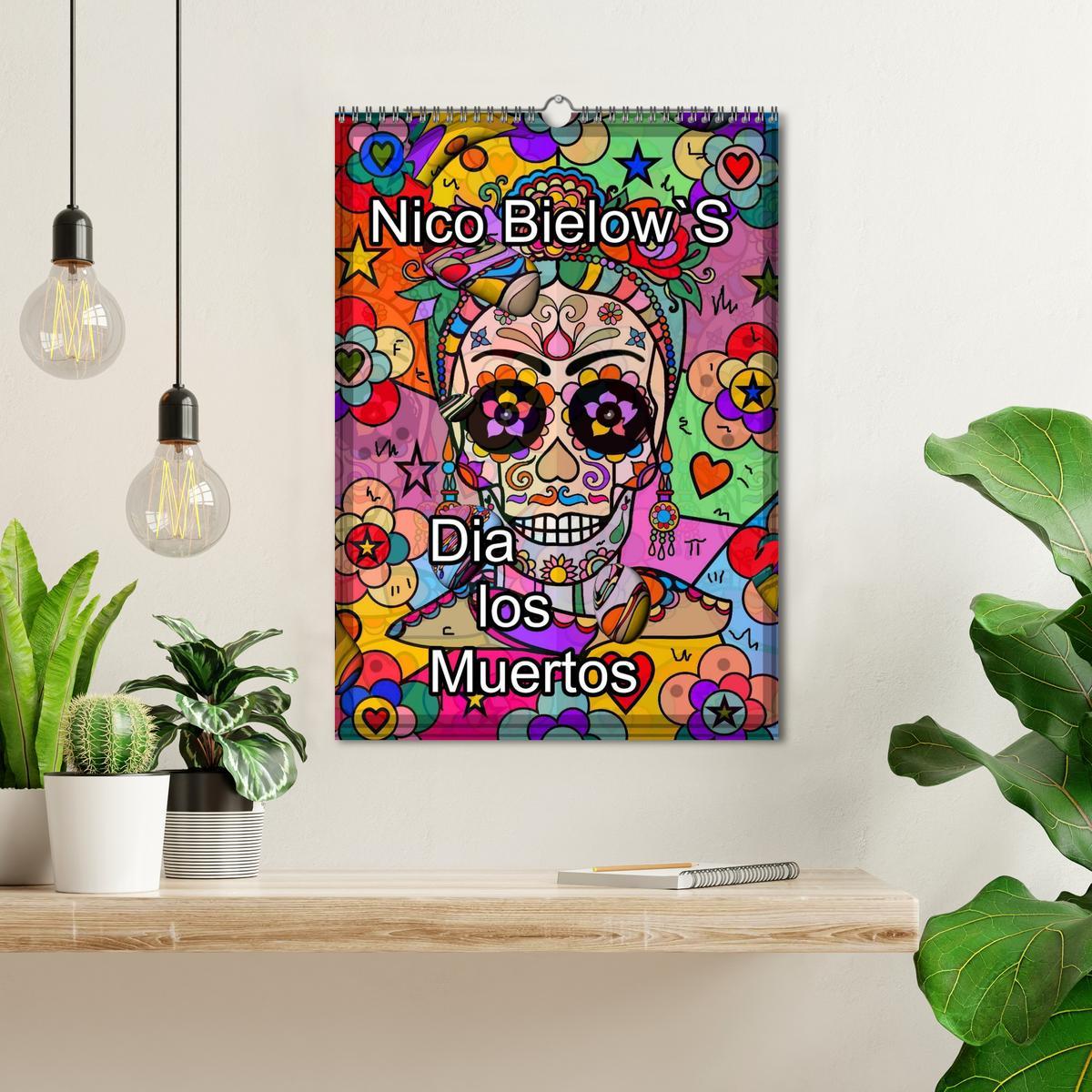 Bild: 9783435885176 | Nico Bielows Dia los Muertos (Wandkalender 2025 DIN A3 hoch),...