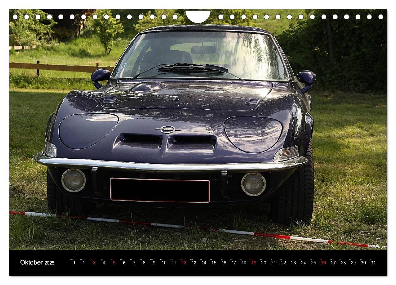 Bild: 9783435726707 | Opel GT Der Kalender (Wandkalender 2025 DIN A4 quer), CALVENDO...