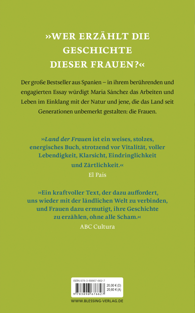 Bild: 9783896676627 | Land der Frauen | María Sánchez | Buch | 192 S. | Deutsch | 2021