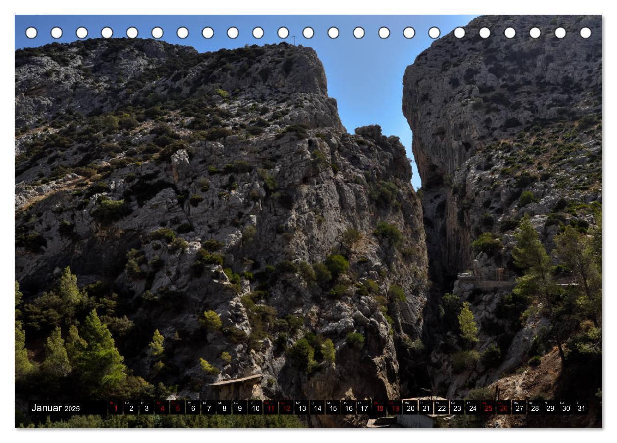 Bild: 9783435404520 | El Caminito del Rey (Tischkalender 2025 DIN A5 quer), CALVENDO...