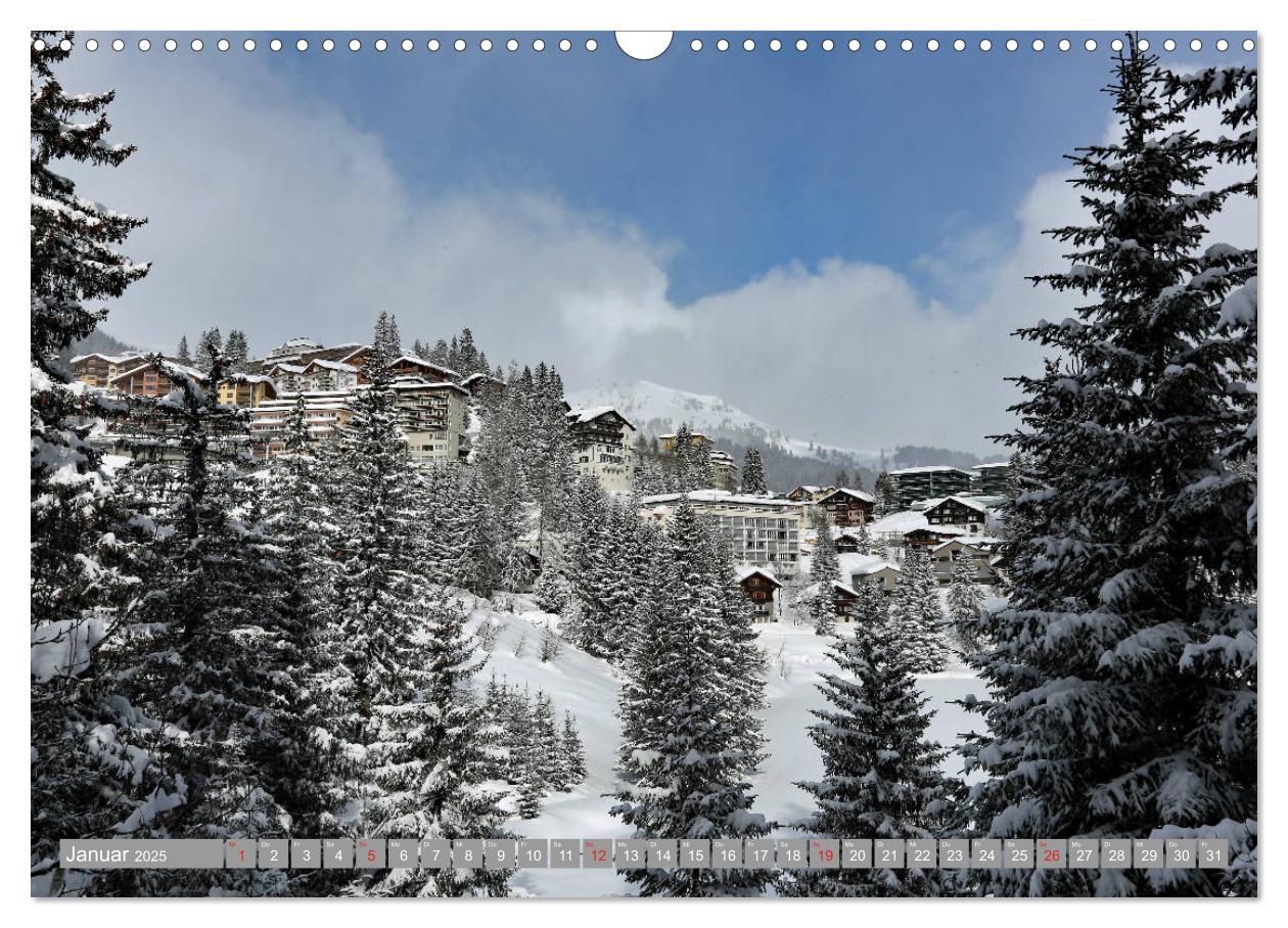 Bild: 9783435255955 | AROSA im Winter (Wandkalender 2025 DIN A3 quer), CALVENDO...