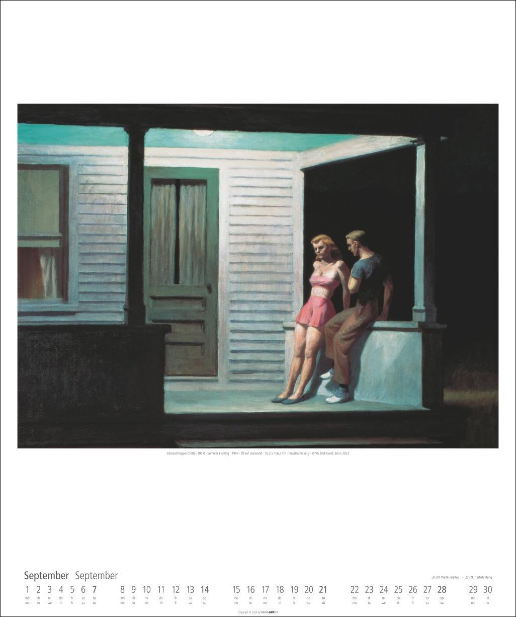 Bild: 9783839900154 | Edward Hopper Kalender 2025 | Kalender | Spiralbindung | 14 S. | 2025