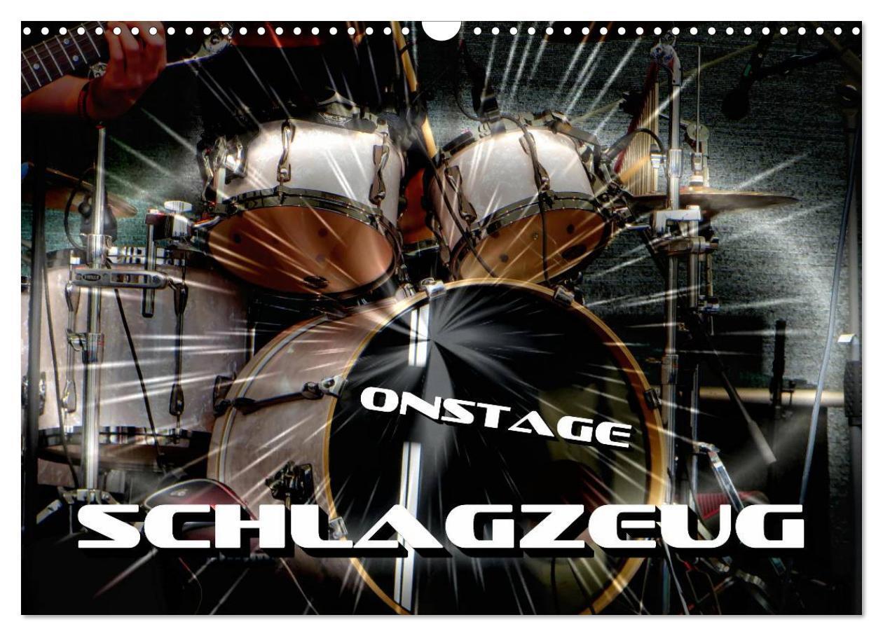 Cover: 9783435547272 | Schlagzeug onstage (Wandkalender 2025 DIN A3 quer), CALVENDO...