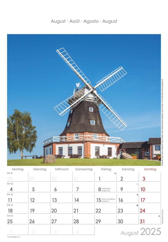 Bild: 4251732341169 | Alpha Edition - Mecklenburg-Vorpommern 2025 Bildkalender,...