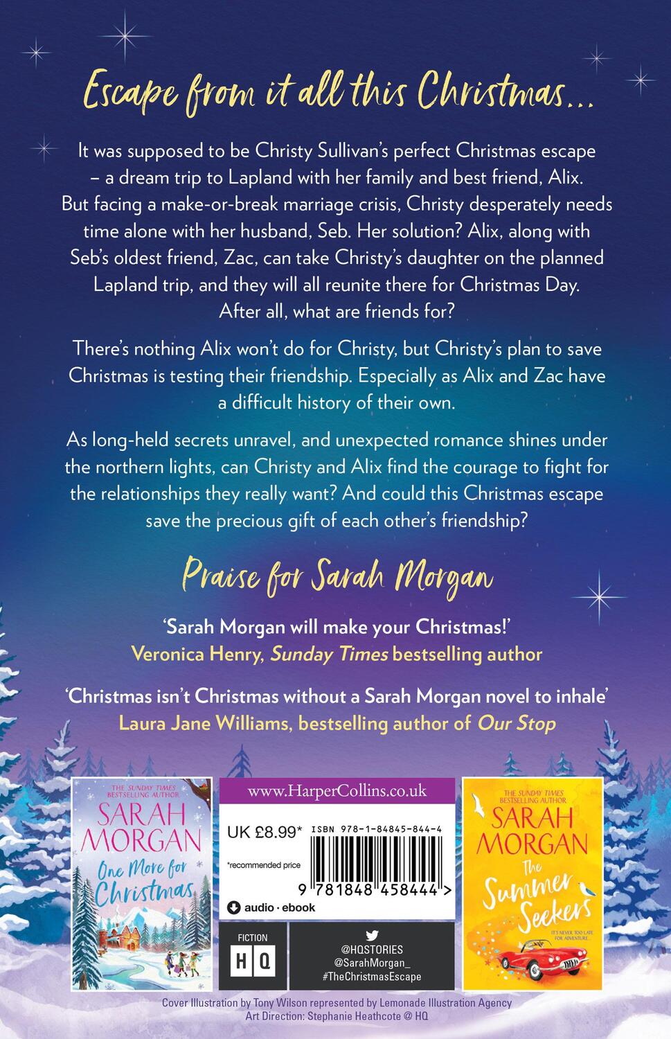 Rückseite: 9781848458444 | The Christmas Escape | Sarah Morgan | Taschenbuch | Englisch | 2021