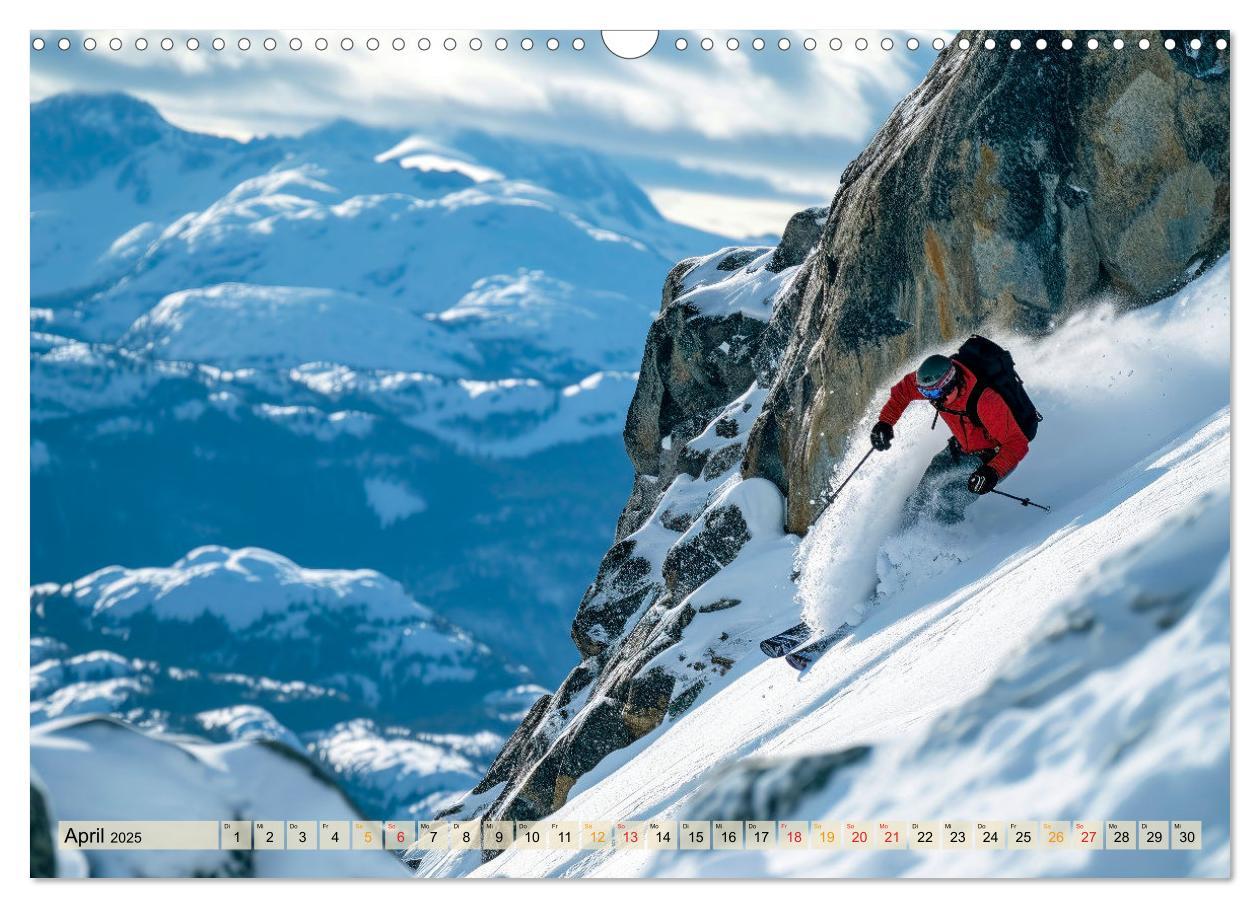 Bild: 9783383771934 | Skifahren - tolle Momente (Wandkalender 2025 DIN A3 quer), CALVENDO...