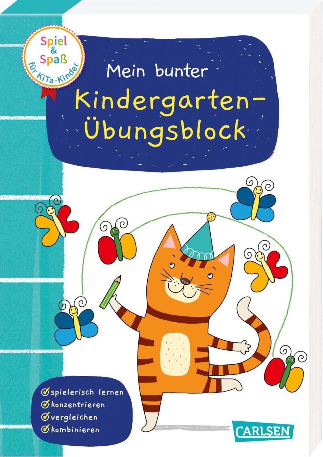 Cover: 9783551189721 | Spiel+Spaß für KiTa-Kinder: Mein bunter Kindergarten-Übungsblock