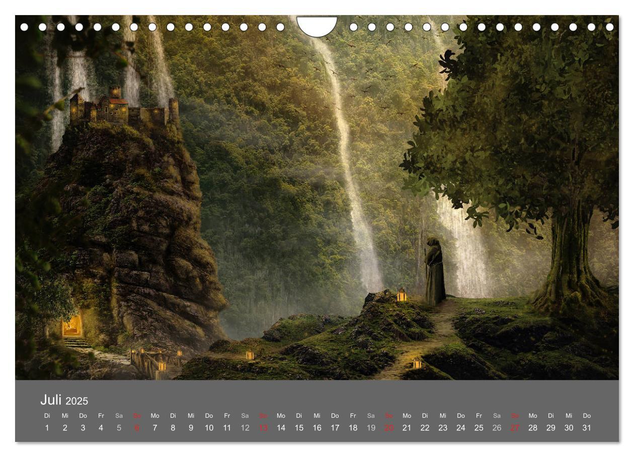 Bild: 9783435621156 | Zwielicht - Fantasylandschaften (Wandkalender 2025 DIN A4 quer),...