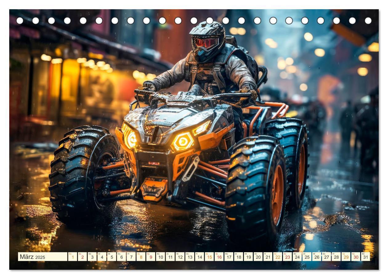 Bild: 9783383890314 | Quad Fantasien (Tischkalender 2025 DIN A5 quer), CALVENDO...