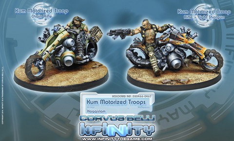 Cover: 2804660004679 | Kum Motorized Troops | 280466-0467 | deutsch | Corvus Belli Infinity