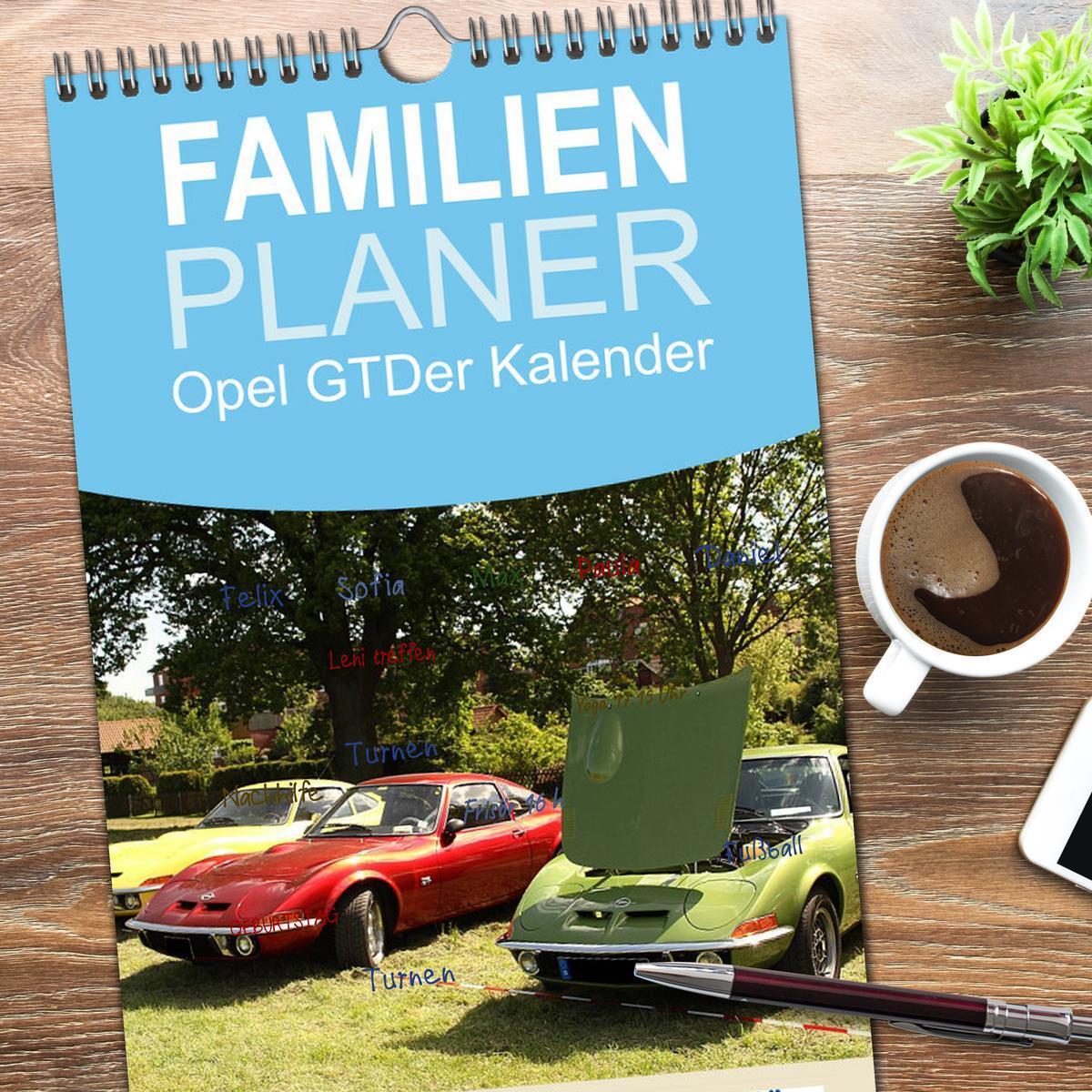 Bild: 9783457111581 | Familienplaner 2025 - Opel GT Der Kalender mit 5 Spalten...