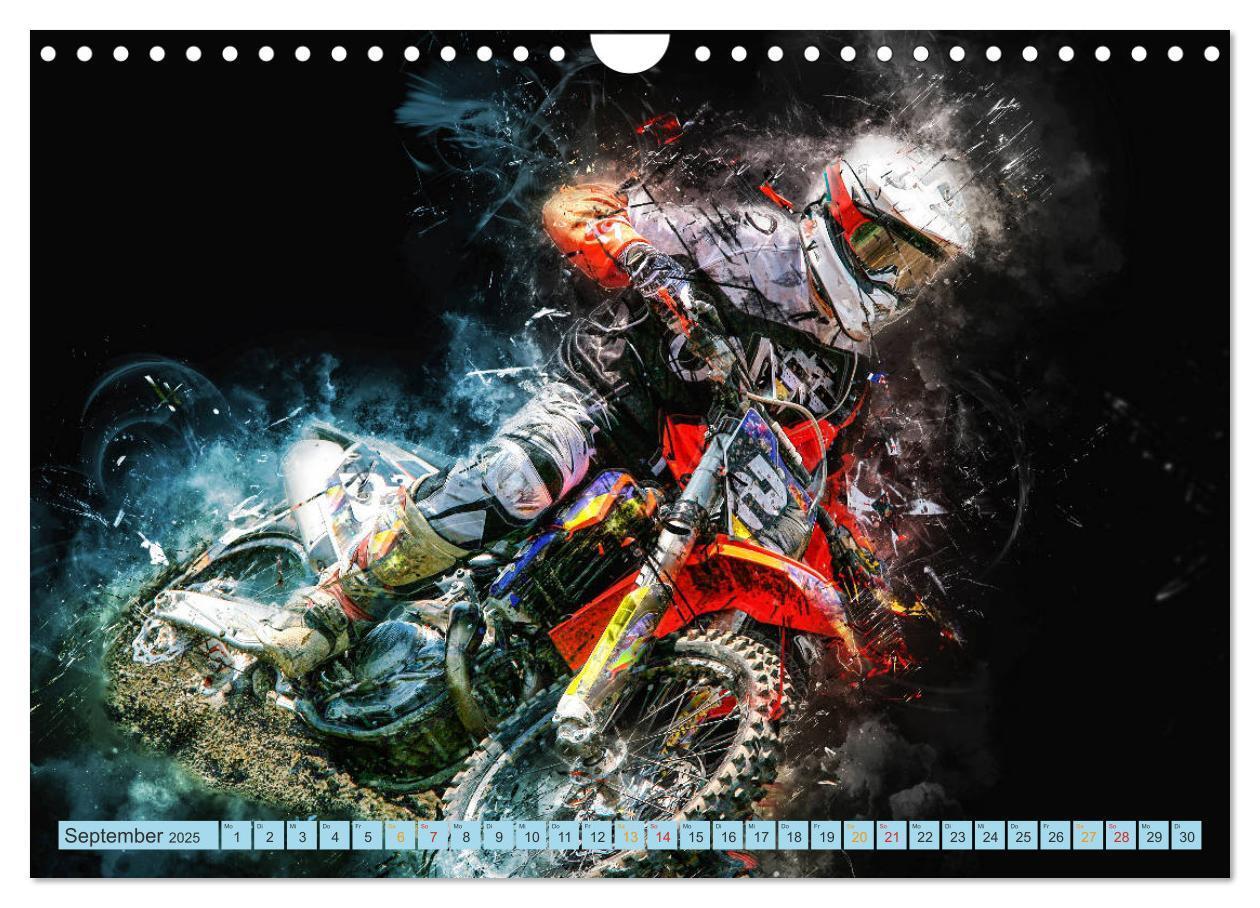 Bild: 9783435410286 | Motocross - extrem cool (Wandkalender 2025 DIN A4 quer), CALVENDO...