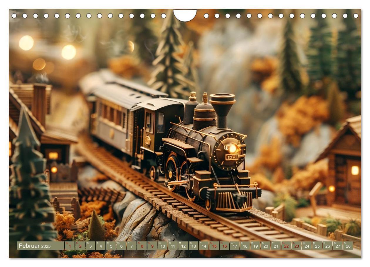 Bild: 9783435927562 | Miniaturwelt Eisenbahn - Zug um Zug ins Abenteuer (Wandkalender...