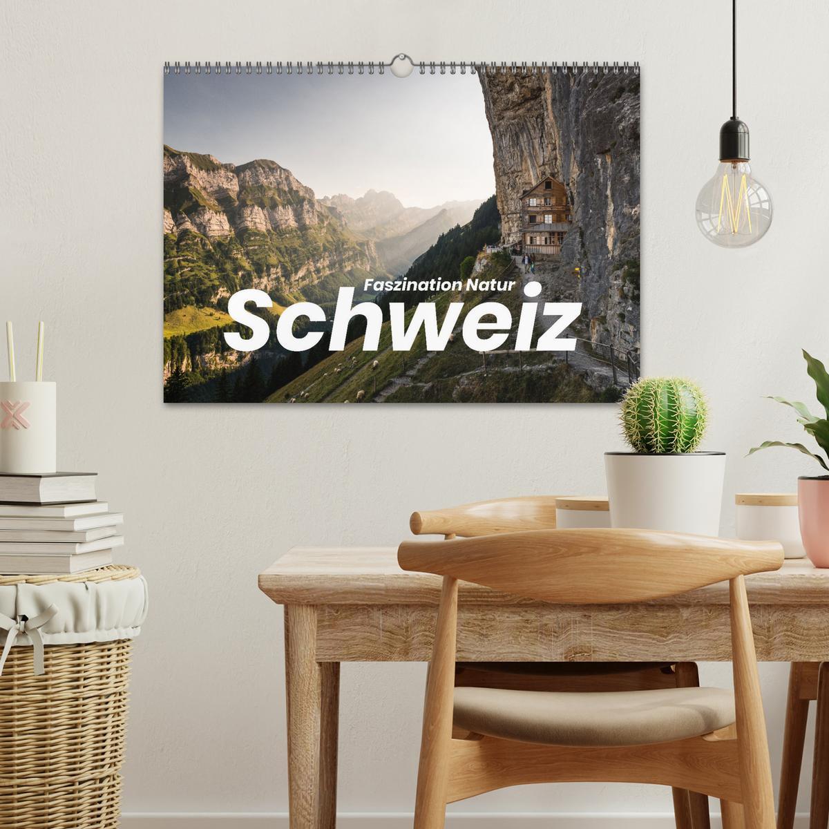 Bild: 9783435274185 | Schweiz - Faszination Natur (Wandkalender 2025 DIN A3 quer),...