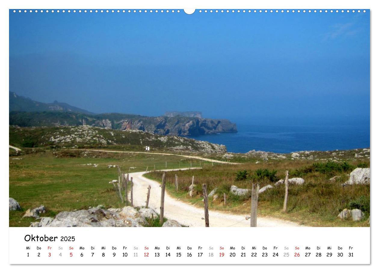 Bild: 9783435635726 | Camino del norte - Küstenweg (Wandkalender 2025 DIN A2 quer),...