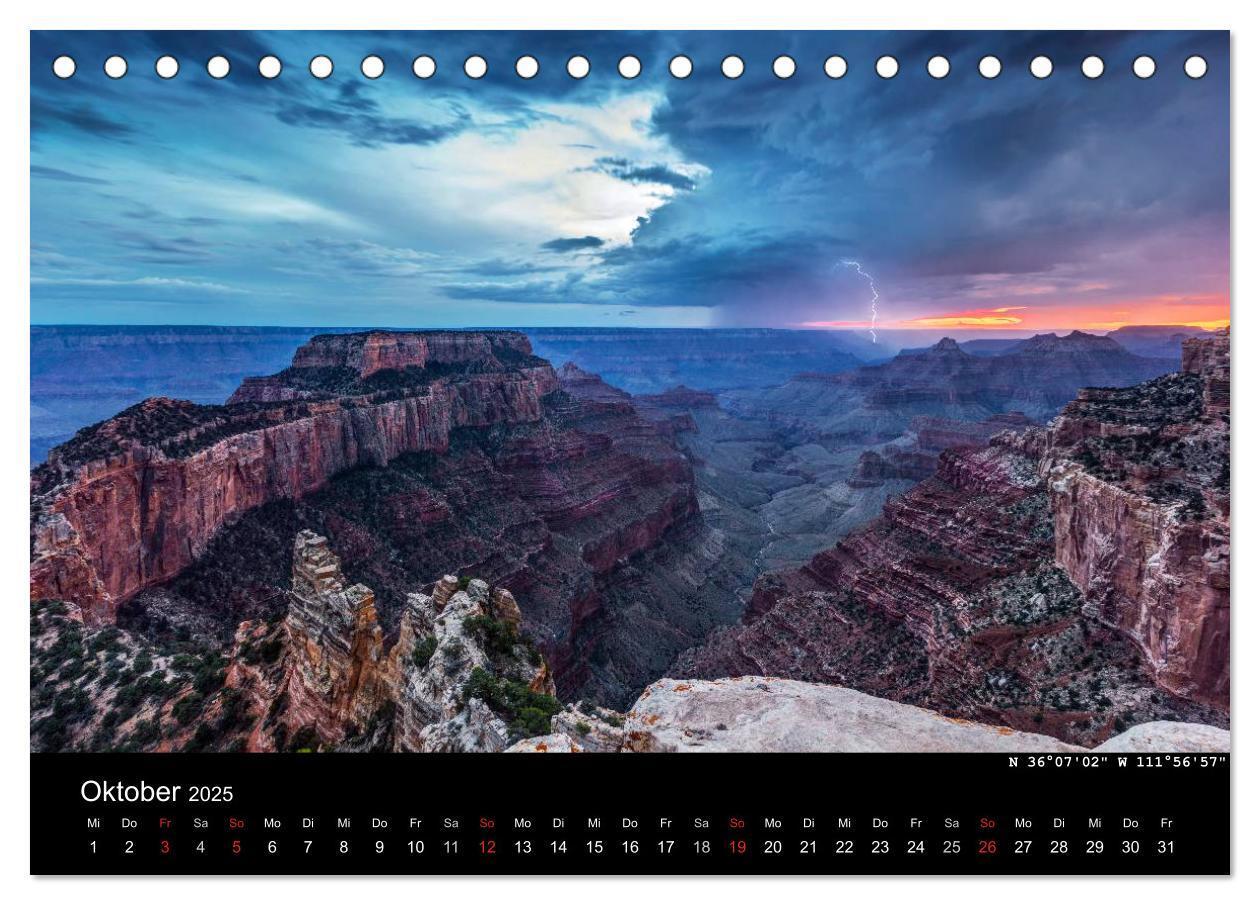 Bild: 9783435781683 | Wild, Wild Places 2025 (Tischkalender 2025 DIN A5 quer), CALVENDO...