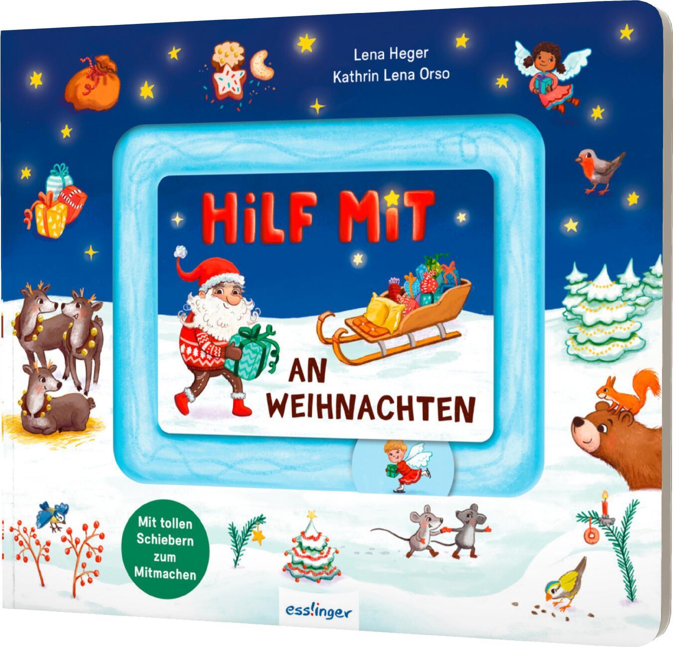 Cover: 9783480239207 | Meine Schiebebahn-Pappe: Hilf mit an Weihnachten | Kathrin Lena Orso