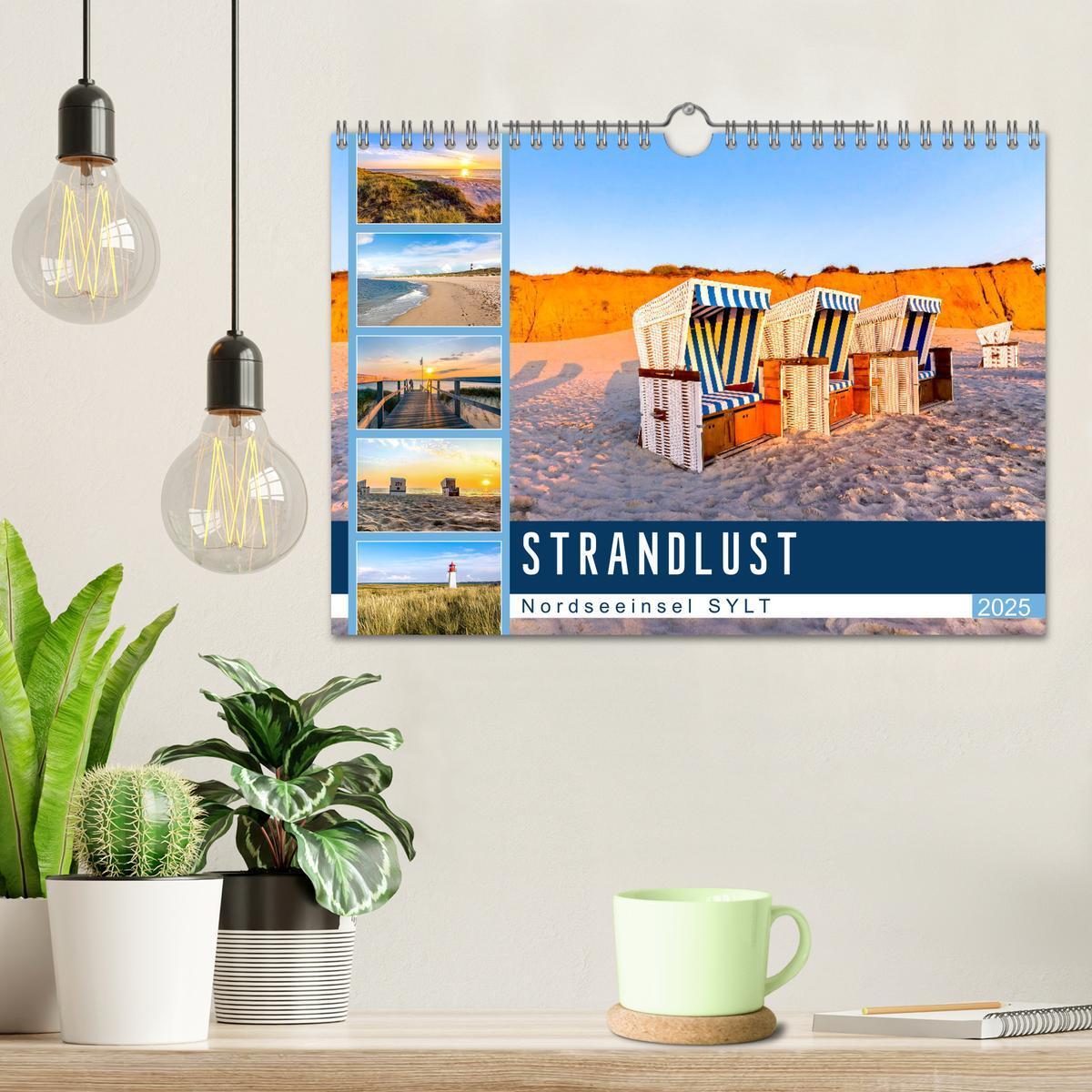 Bild: 9783435207824 | STRANDLUST Nordseeinsel Sylt (Wandkalender 2025 DIN A4 quer),...