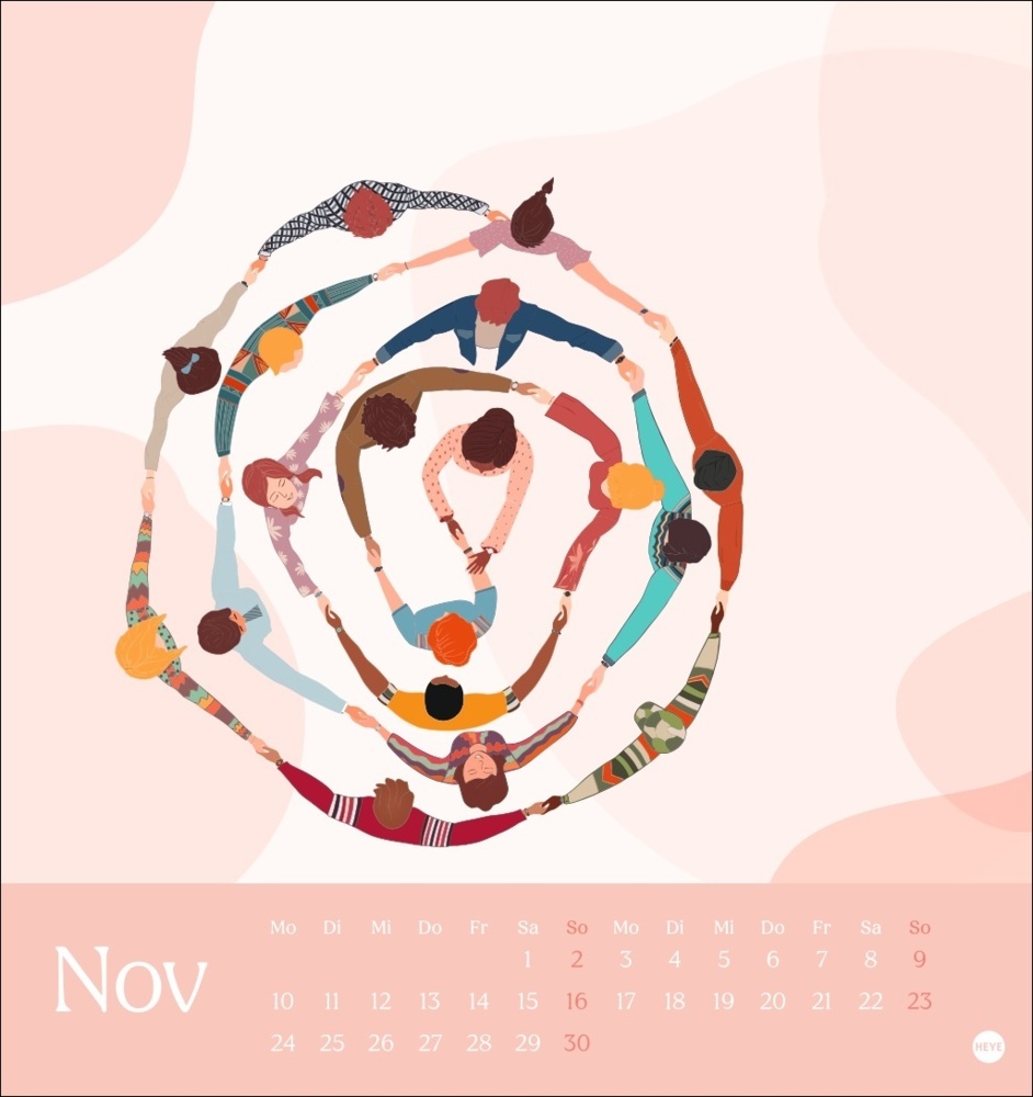 Bild: 9783756408597 | Peace Postkartenkalender 2025 | Kalender | Spiralbindung | 13 S.