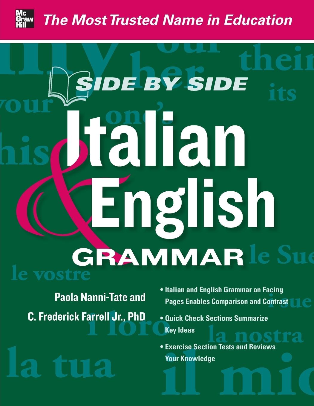 Cover: 9780071797337 | Side by Side Italian and English Grammar | Paola Nanni-Tate | Buch