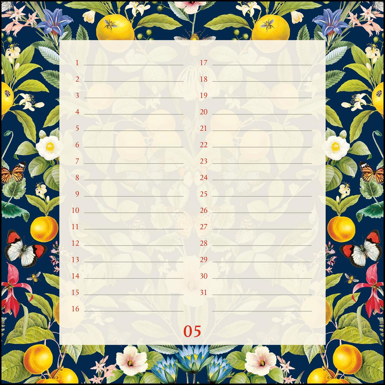 Bild: 9783832044923 | Immerwährender Geburtstagskalender floral - Archive by Portico...