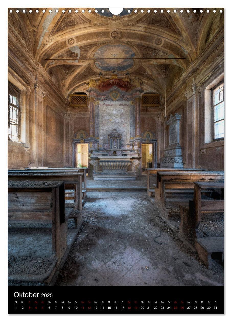 Bild: 9783435987184 | Lost Places - Verlassene Kirchen (Wandkalender 2025 DIN A3 hoch),...