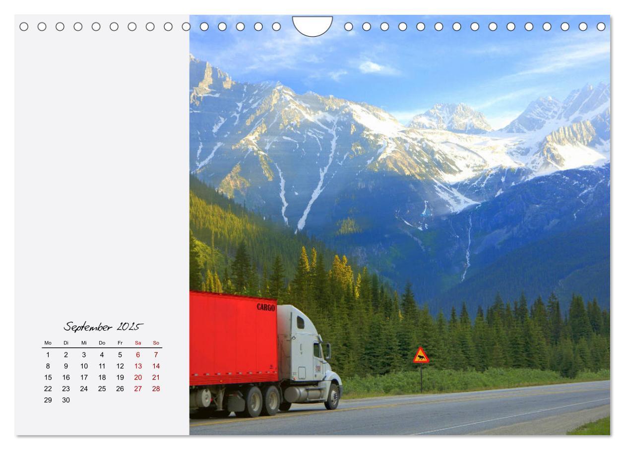 Bild: 9783435338702 | Langhauber. Coole Trucks in den USA (Wandkalender 2025 DIN A4...