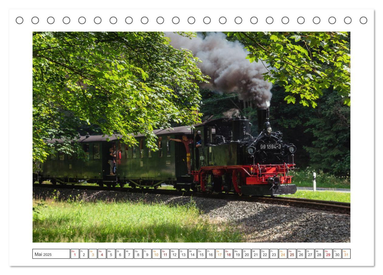 Bild: 9783383859151 | Museumsbahnen auf Tour (Tischkalender 2025 DIN A5 quer), CALVENDO...