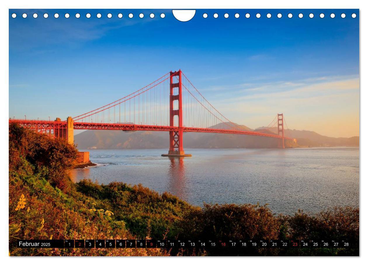 Bild: 9783435742387 | Golden Gate Bridge (Wandkalender 2025 DIN A4 quer), CALVENDO...