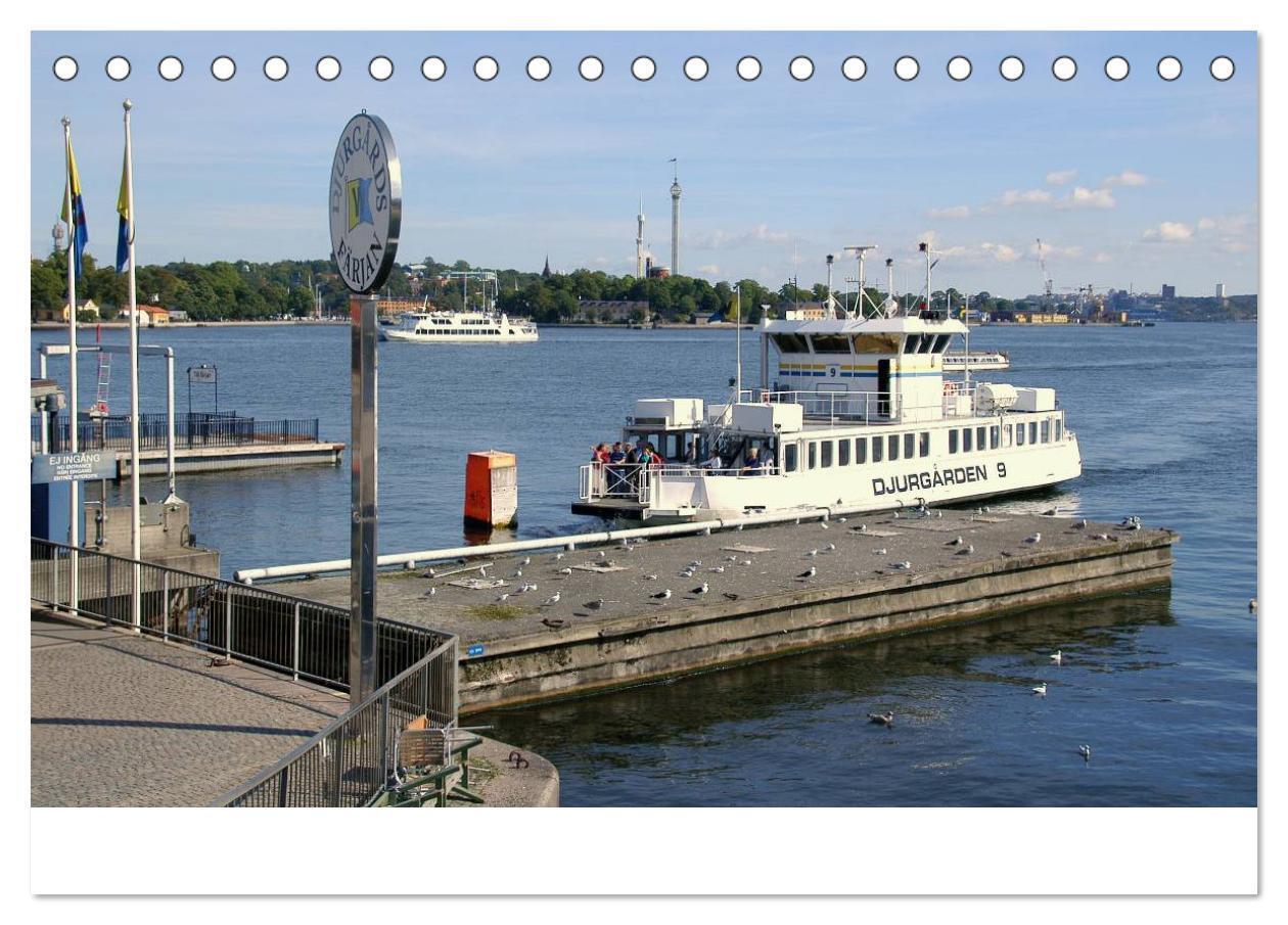 Bild: 9783435643370 | Sommer in Stockholm 2025 (Tischkalender 2025 DIN A5 quer), CALVENDO...