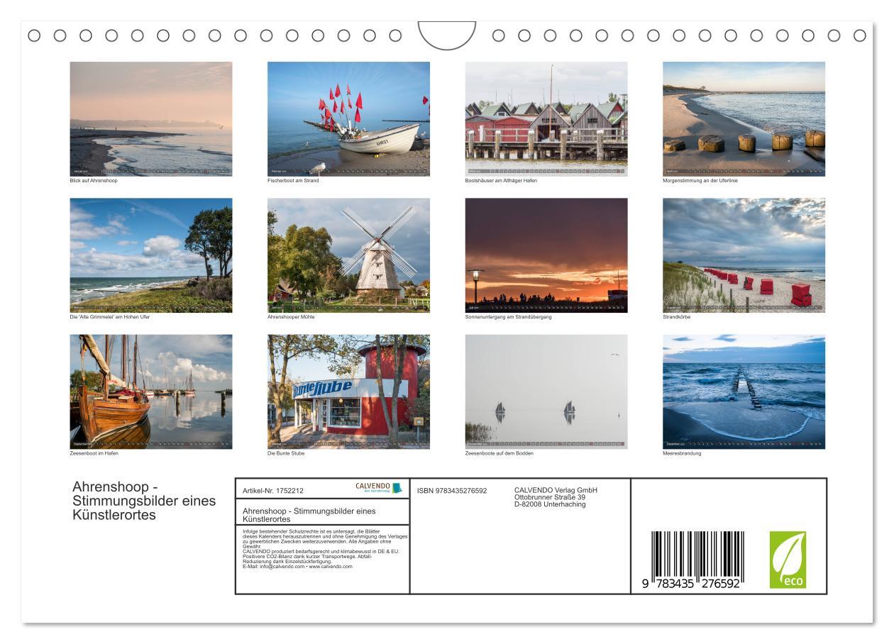 Bild: 9783435276592 | Ahrenshoop - Stimmungsbilder eines Künstlerortes (Wandkalender 2025...