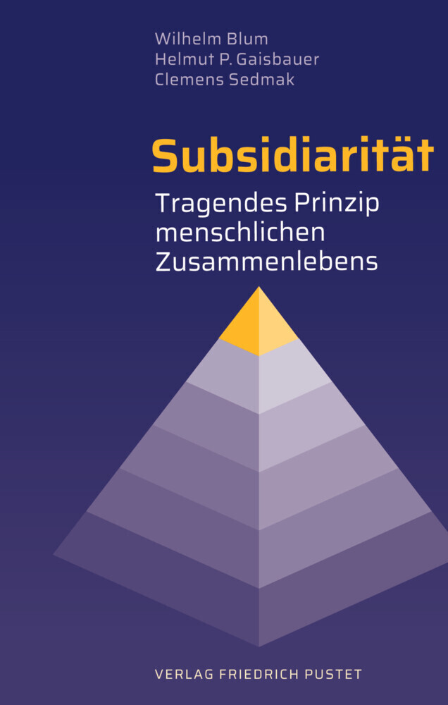 Cover: 9783791732435 | Subsidiarität | Tragendes Prinzip menschlichen Zusammenlebens | Blum