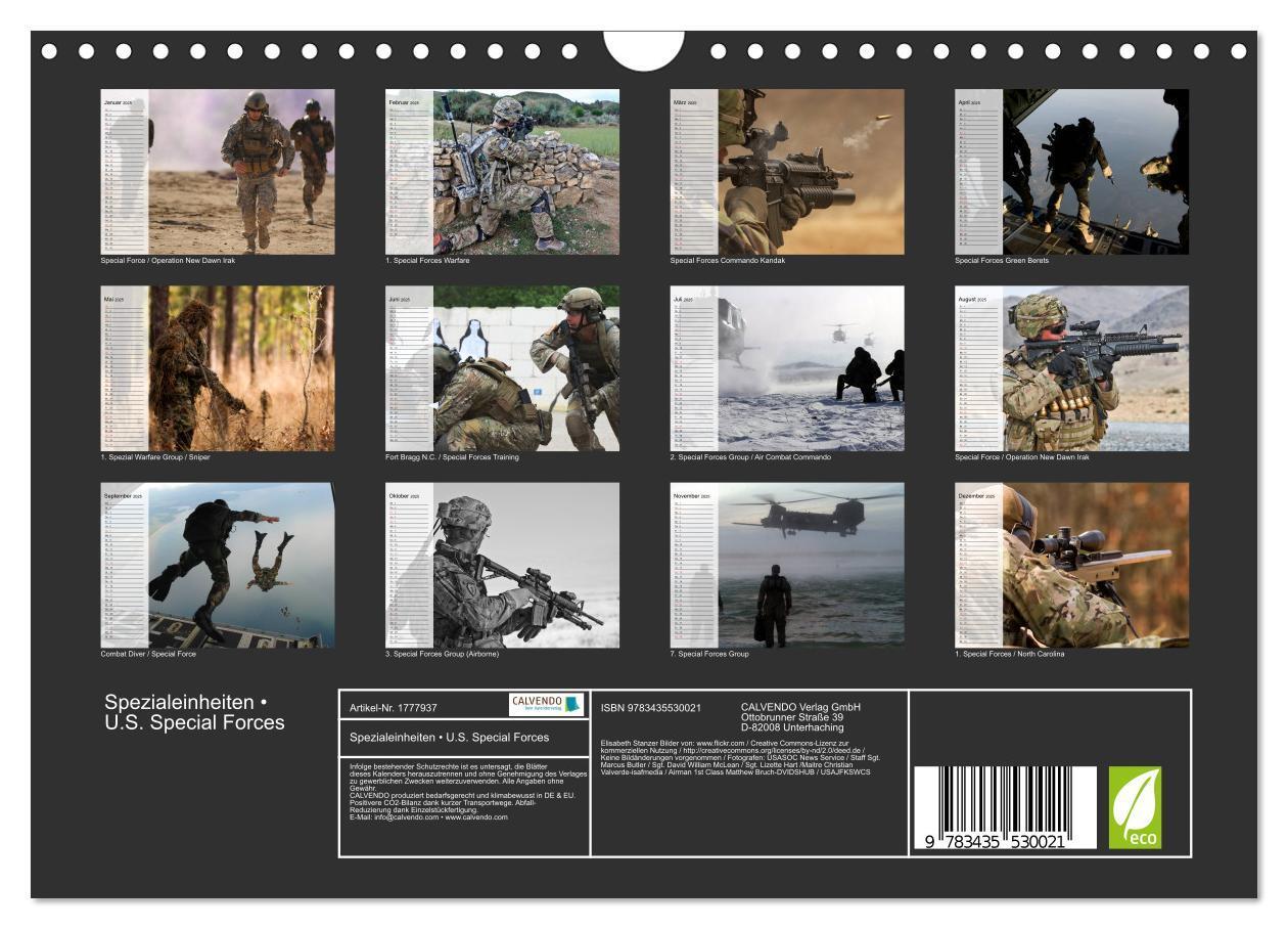 Bild: 9783435530021 | Spezialeinheiten ¿ U.S. Special Forces (Wandkalender 2025 DIN A4...