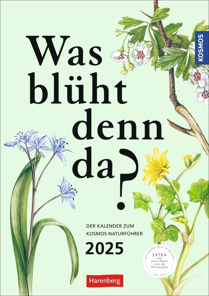 Cover: 9783840035456 | KOSMOS Was blüht denn da? Wochenplaner 2025 | Kalender | Spiralbindung