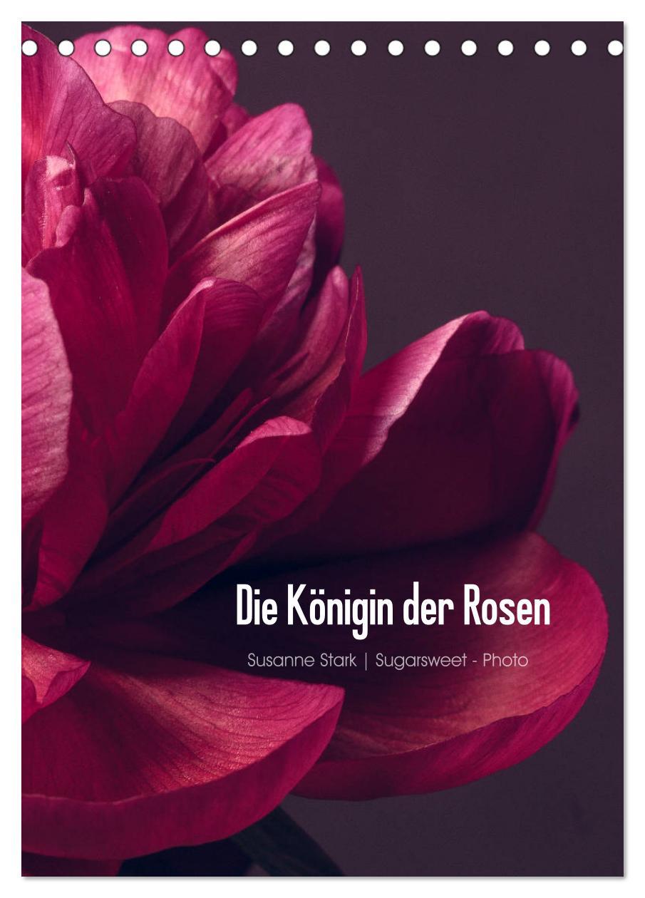 Cover: 9783457002520 | Die Königin der Rosen (Tischkalender 2025 DIN A5 hoch), CALVENDO...