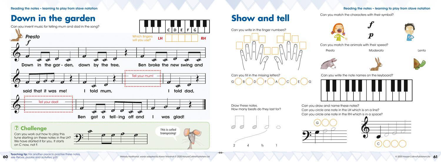 Bild: 9780008353230 | Get Set! Piano - Ready to Get Set! Piano | Tutor Book | Karen Marshall