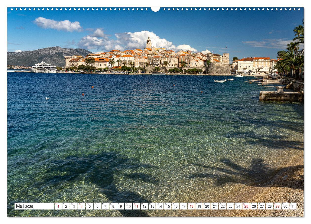 Bild: 9783457148808 | Kroatien - Korcula (Wandkalender 2025 DIN A2 quer), CALVENDO...