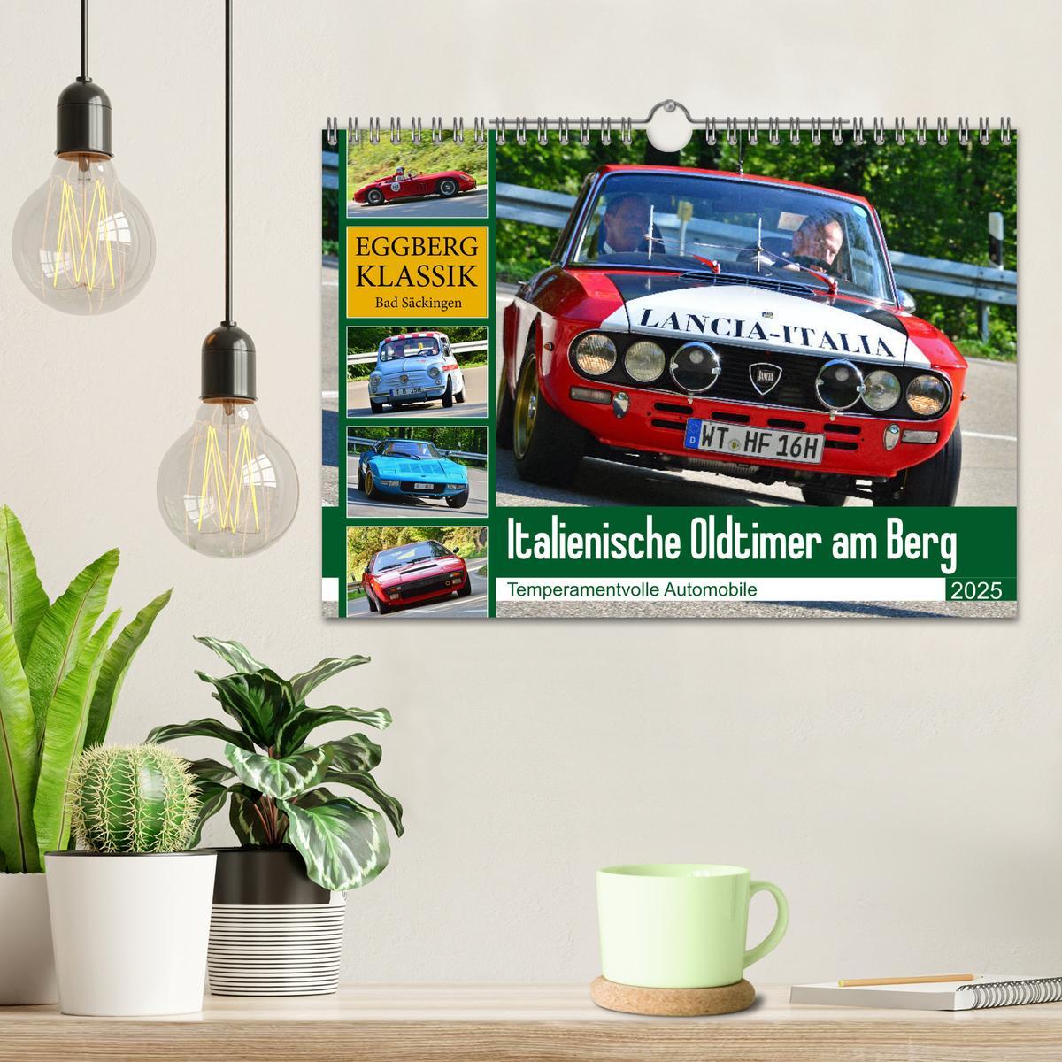 Bild: 9783435299393 | Italienische Oldtimer am Berg (Wandkalender 2025 DIN A4 quer),...