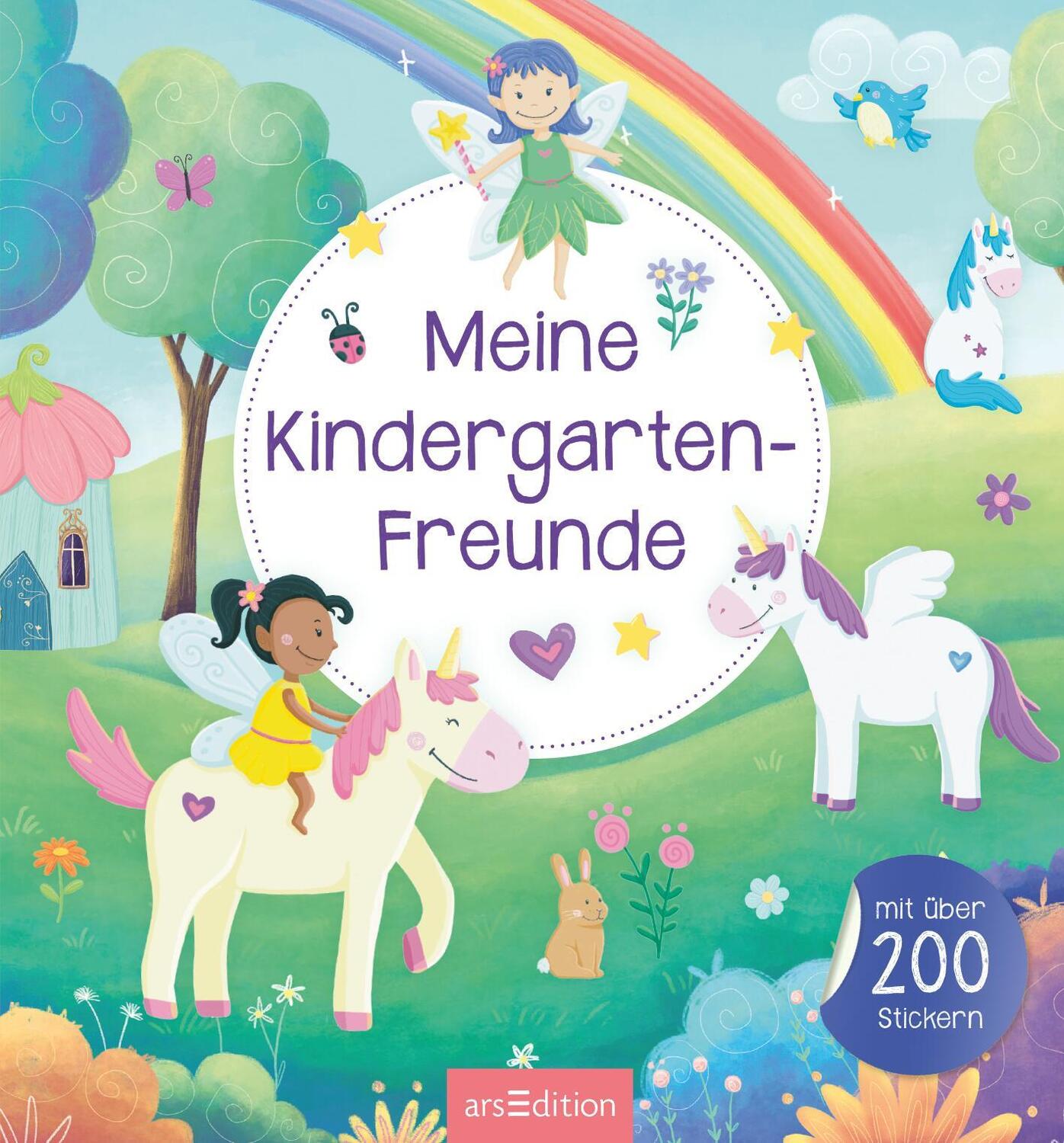 Bild: 4014489134015 | Meine Kindergarten-Freunde - Einhorn | Mit über 200 Stickern | Dietz